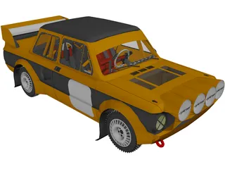 ZAZ 968 M Turbo 3D Model preview