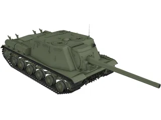 ISU-122 3D Model preview