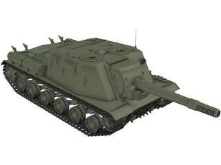 ISU-152 3D Model preview