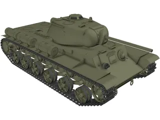 KV-1S 3D Model preview