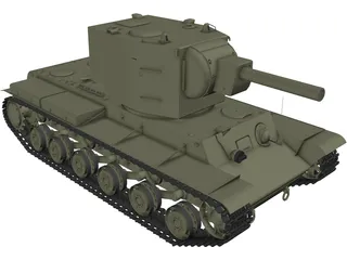 KV-2 3D Model preview