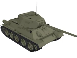 T34 (1985) 3D Model preview