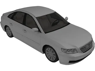 Hyundai Azera 3D Model preview