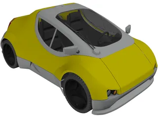 Urban Concept Car 3D Model preview