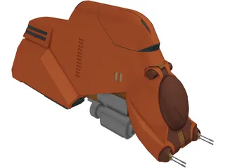 MTT Armored Transporter 3D Model preview