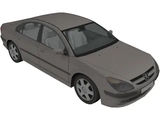 Peugeot 607 3D Model preview
