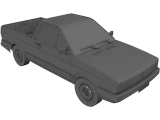 Volkswagen Saveiro 3D Model preview