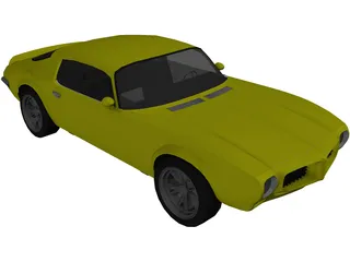 Pontiac Firebird (1970) 3D Model preview