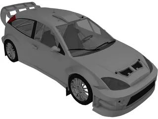 Ford Focus WRC (2003) 3D Model preview