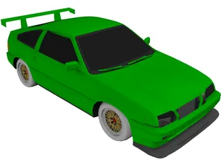 Honda CRX 3D Model preview