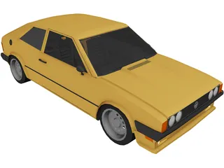 Volkswagen Scirocco GTi 3D Model preview
