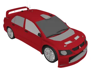 Mitsubishi Lancer WRC 3D Model preview