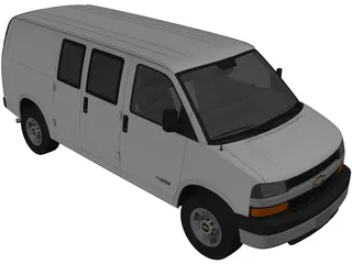 Chevrolet Express 3D Model preview