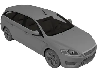 Ford Mondeo Sportbreak 3D Model preview