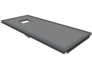 Emergency Door 3D Model preview