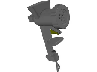 Meat Grinder 3D Model preview