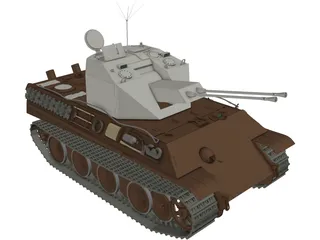 Panzer AA 3D Model preview