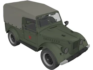 GAZ 69 3D Model preview