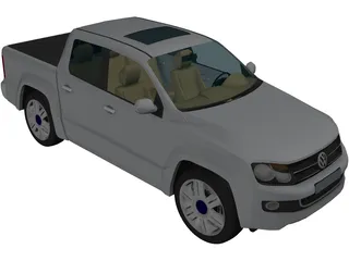 Volkswagen Amarok (2010) 3D Model preview