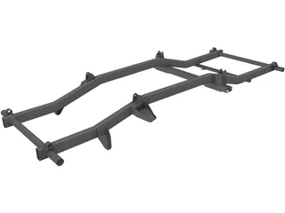 Frame Suzuki SJ 410 3D Model preview