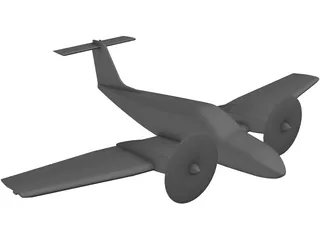 Piper PA-44-180 3D Model preview