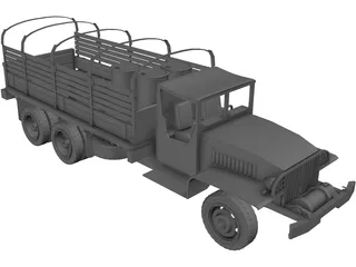 GMC 2.5 Truck 3D Model preview