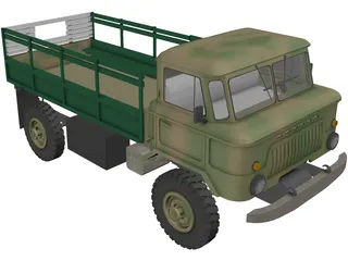 GAZ-66 3D Model preview