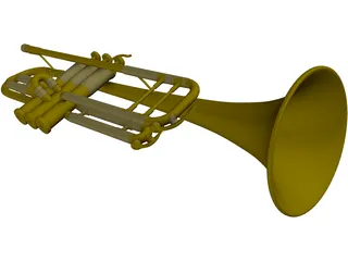 Trumpet 3D Model preview