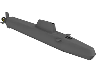 HMC Astute S119 3D Model preview