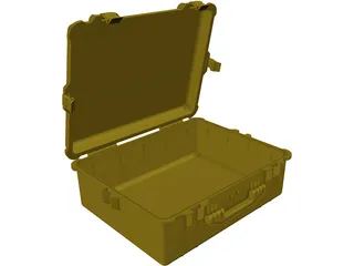 Pelican Case Model 1600 3D Model preview