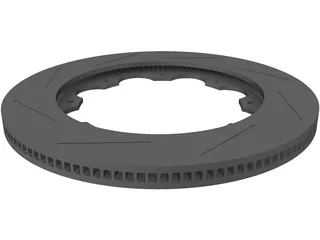 Brake Disc AP 267 3D Model preview
