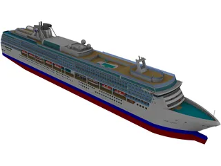 Island Princess 3D Model preview