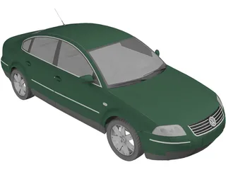 Volkswagen Passat 3D Model preview