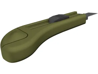 Cutting Knife 3D Model preview