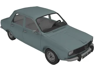Renault 12 3D Model preview