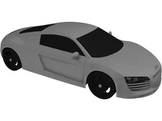 Audi R8 3D Model preview