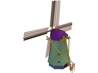 Windmill 3D Model preview