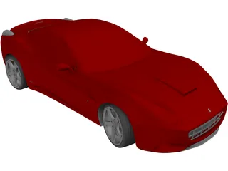 Ferrari California (2009) 3D Model preview