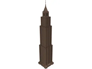 Empire State Building 3D Model preview