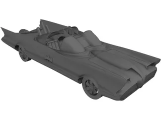 Batmobile (Circa 1966) 3D Model preview