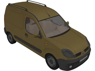 Renault Kangoo II 3D Model preview