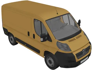 Citroen Jumper (2008) 3D Model preview
