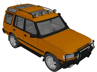 Land Rover Discovery G4 Challenge 3D Model preview