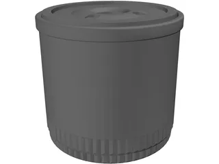 Oil Filter 3D Model preview