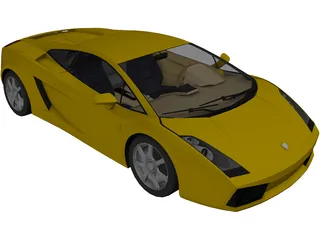 Lamborghini Gallardo 3D Model preview