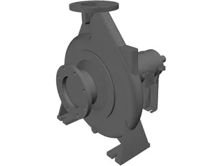 Water Pump 3D Model preview