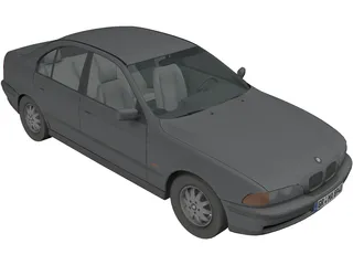 BMW 540i 3D Model preview