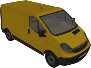 Opel Vivaro 3D Model preview