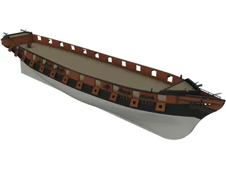 La Creole Hull 3D Model preview