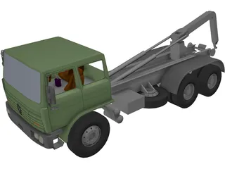 Renault VTL Truck 3D Model preview